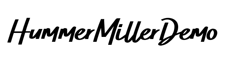 Hummer Miller Demo  免费字体下载