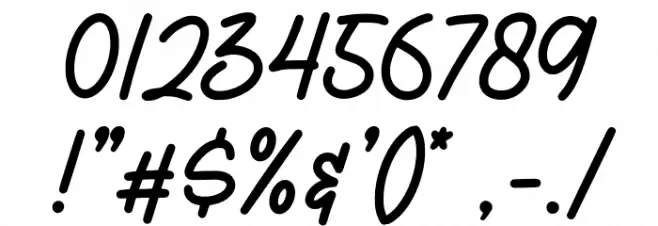 Humming Font OTHER CHARS