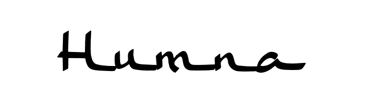 Humna  Скачать бесплатные шрифты