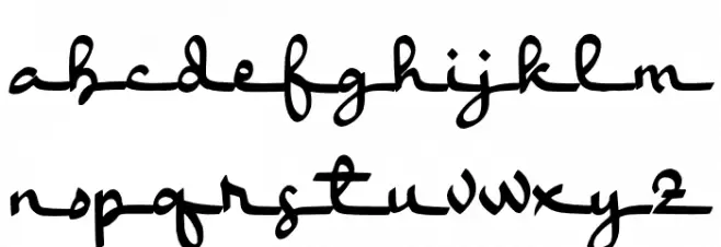 Humna خط أحرف صغيرة