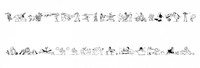 HumoricaPartOne 字体 大写
