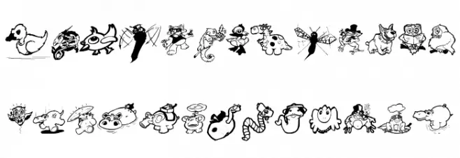 HumorixOne Font Litere mari
