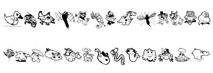 HumorixOne Font LOWERCASE