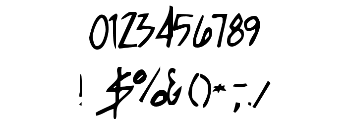 Humpbunny Font OTHER CHARS