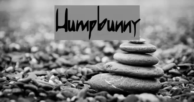 Humpbunny Font examples