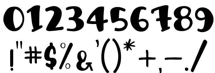 Humphrey Regular Font OTHER CHARS