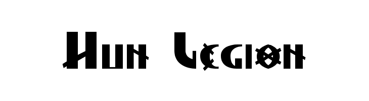 Hun Legion  baixar fontes gratis