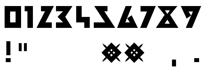 Hun Legion Font OTHER CHARS