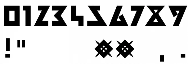 Hun Legion Font OTHER CHARS