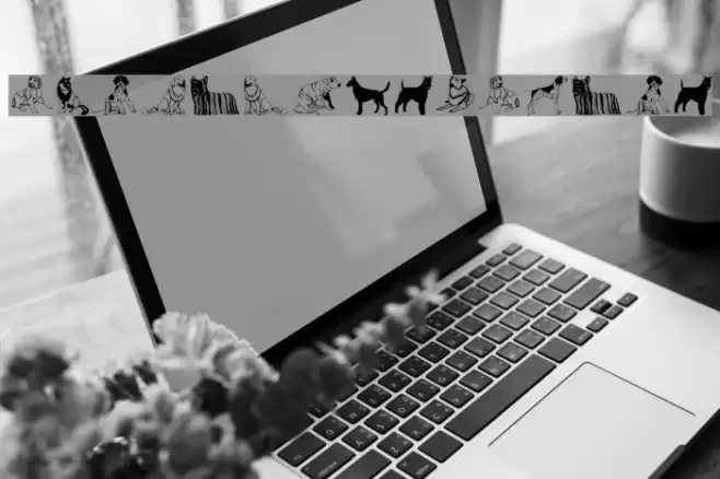 HundeDogsChiens Font examples