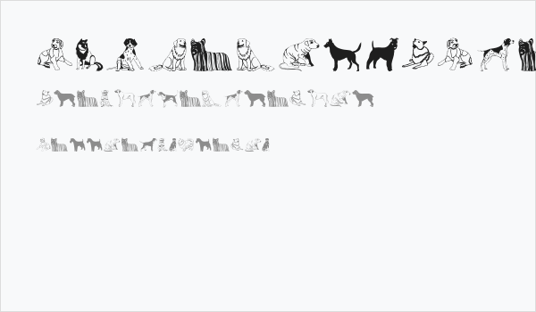 HundeDogsChiens Business Card