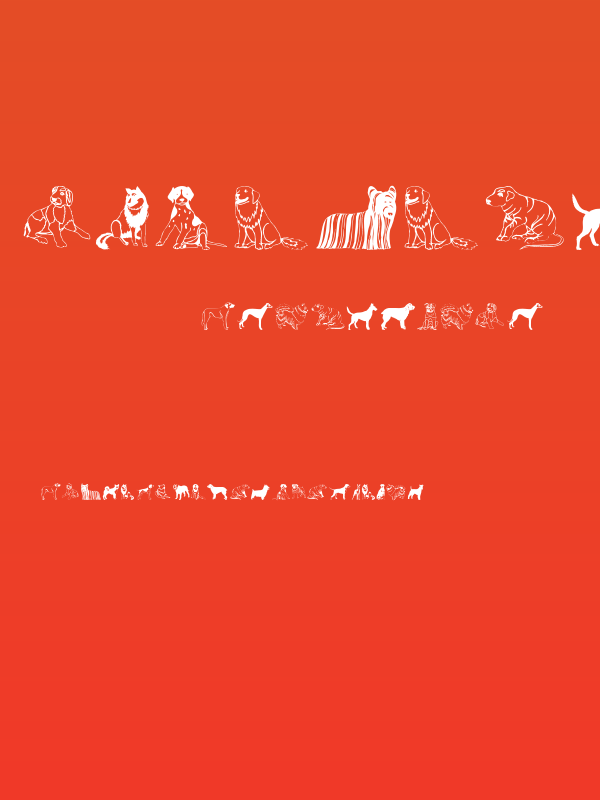 HundeDogsChiens Poster