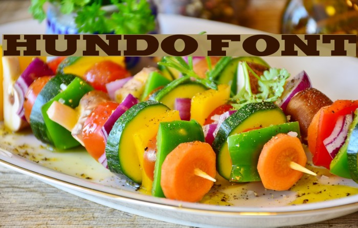 Hundo Font examples