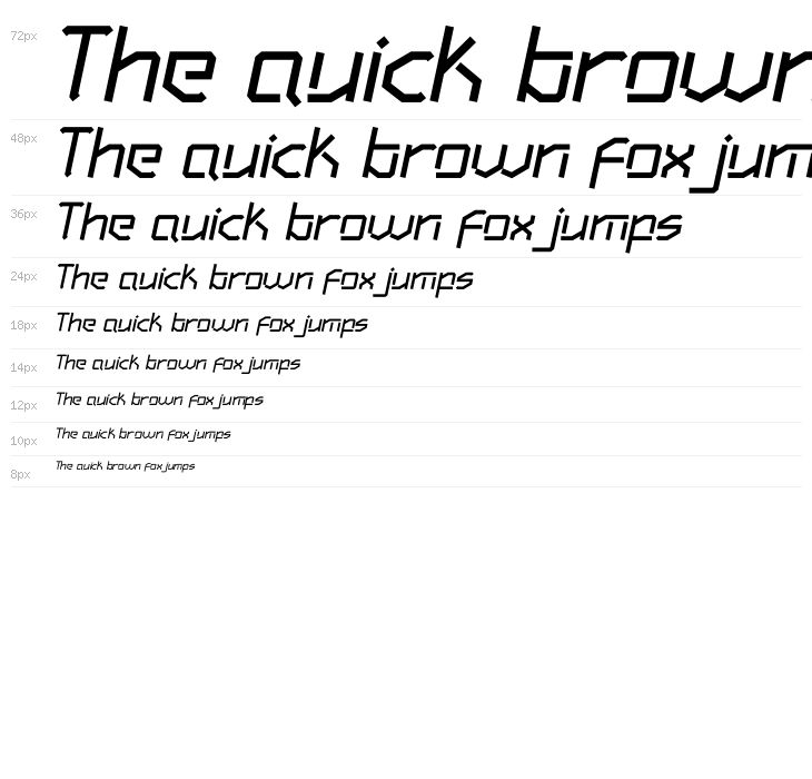 Hundred Wars Bold Italic Waterfall