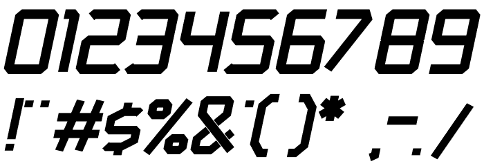 Hundred Wars Extrabold Italic Font OTHER CHARS