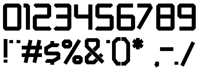Hundred Wars Extrabold Font OTHER CHARS
