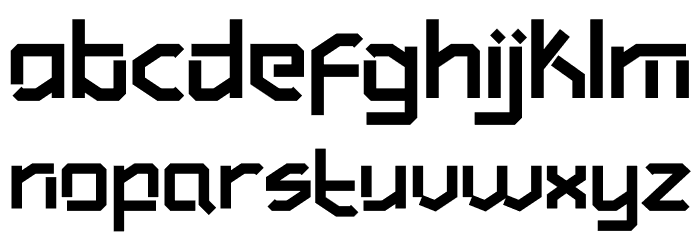 Hundred Wars Extrabold Font LOWERCASE