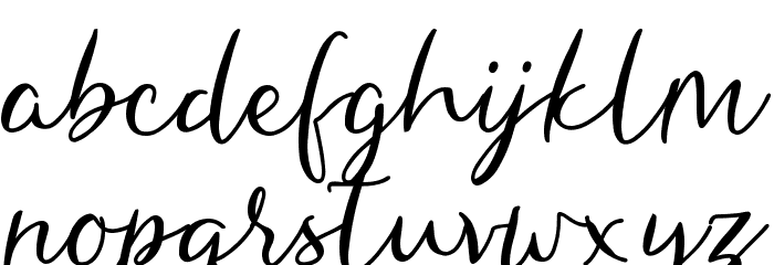Hungaria DEMO Font LOWERCASE