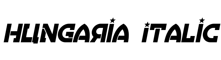 Hungaria Italic  नि: शुल्क फ़ॉन्ट्स डाउनलोड