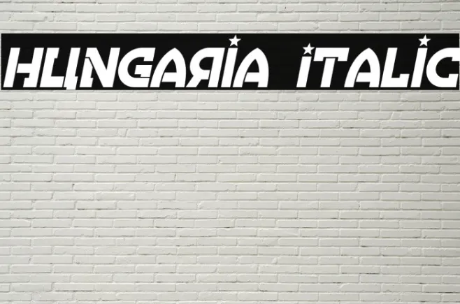 Hungaria Italic Example 1
