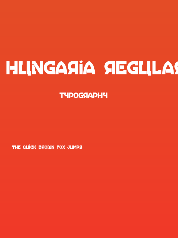 Hungaria Regular Poster