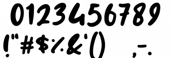 Hungline Font OTHER CHARS