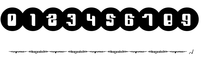 Hungrumlaut Font OTHER CHARS