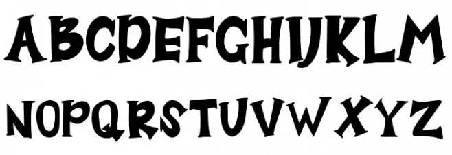 Hungry Beast Schriftart Groß