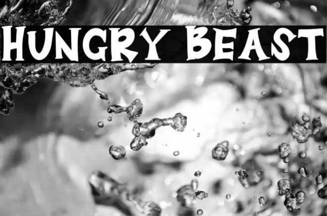 Hungry Beast Font examples
