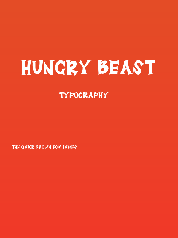 Hungry Beast Poster