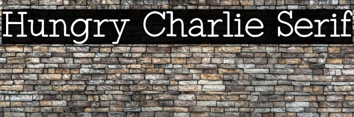 Hungry Charlie Serif Example 3