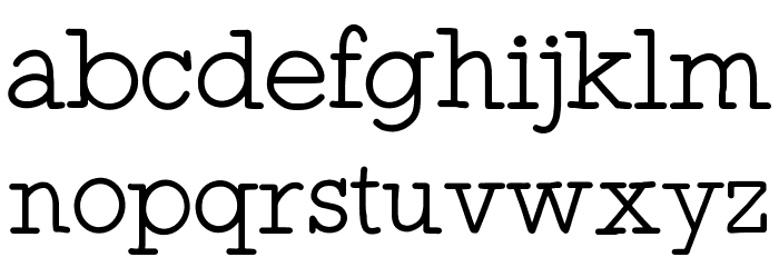 Hungry Charlie Serif Font LOWERCASE