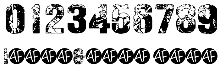 Hungry Ghosts Font OTHER CHARS