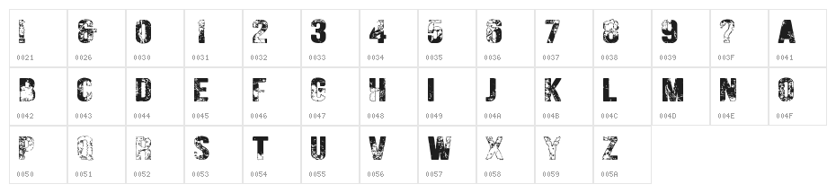 Hungry Ghosts Character Map