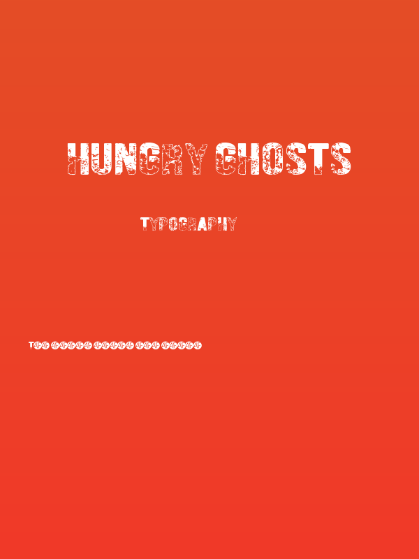 Hungry Ghosts Poster