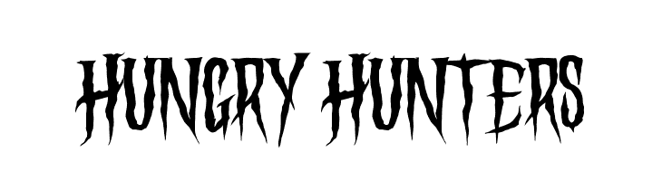Hungry Hunters  免费字体下载