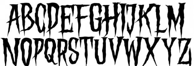 Hungry Hunters Font OTHER CHARS