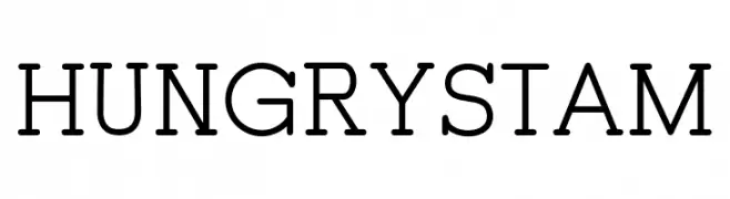 Hungry Stam  Frei Schriftart Herunterladen