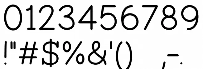 Hungry Stam Font OTHER CHARS