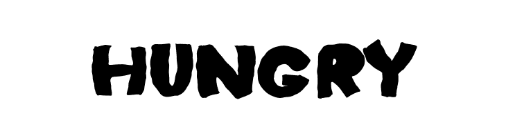 Hungry  नि: शुल्क फ़ॉन्ट्स डाउनलोड