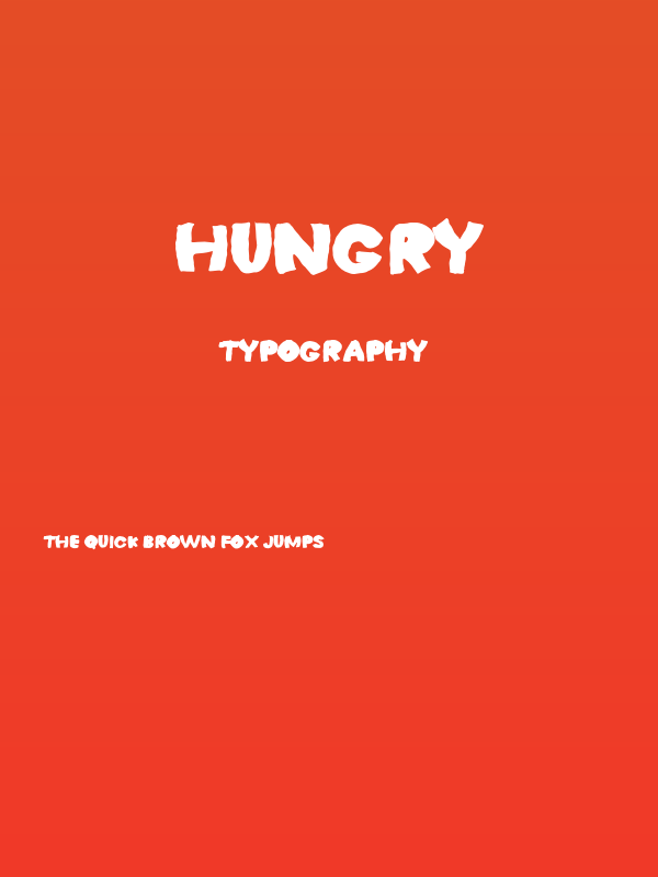 Hungry Poster