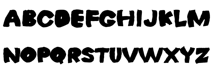 Hungry Font LOWERCASE