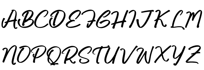 Hungtrey Beatmora Font UPPERCASE