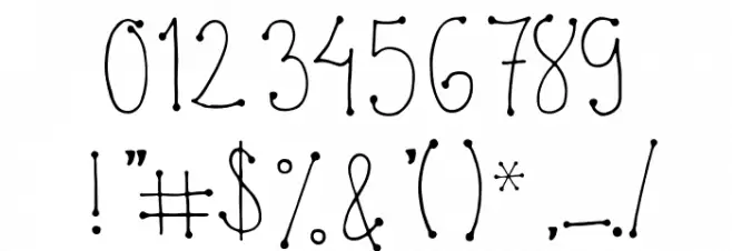 Hunian Font OTHER CHARS