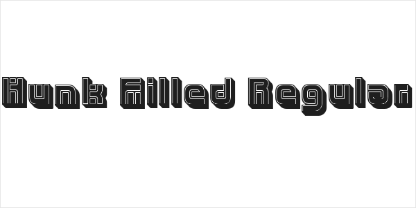 Hunk Filled Regular Logo