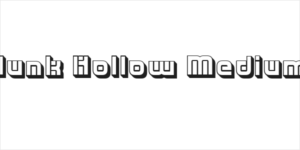 Hunk Hollow Medium Logo