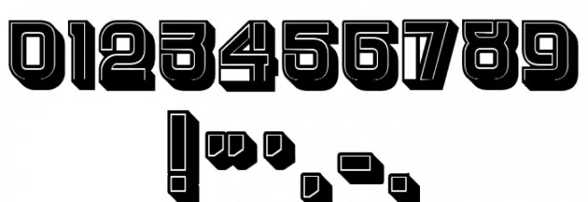 Hunk Negative Regular Font OTHER CHARS