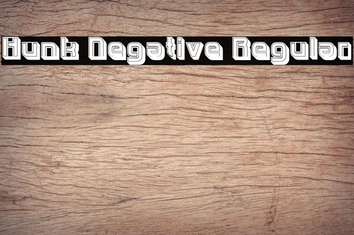 Hunk Negative Regular Example 1