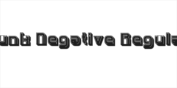 Hunk Negative Regular Logo