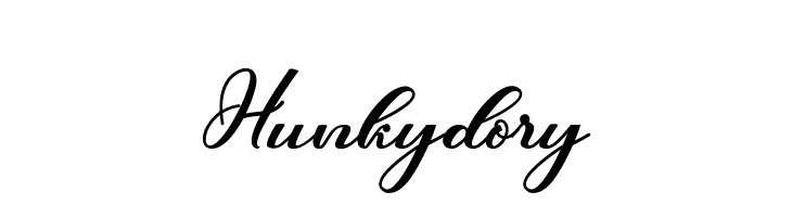 Hunkydory  नि: शुल्क फ़ॉन्ट्स डाउनलोड
